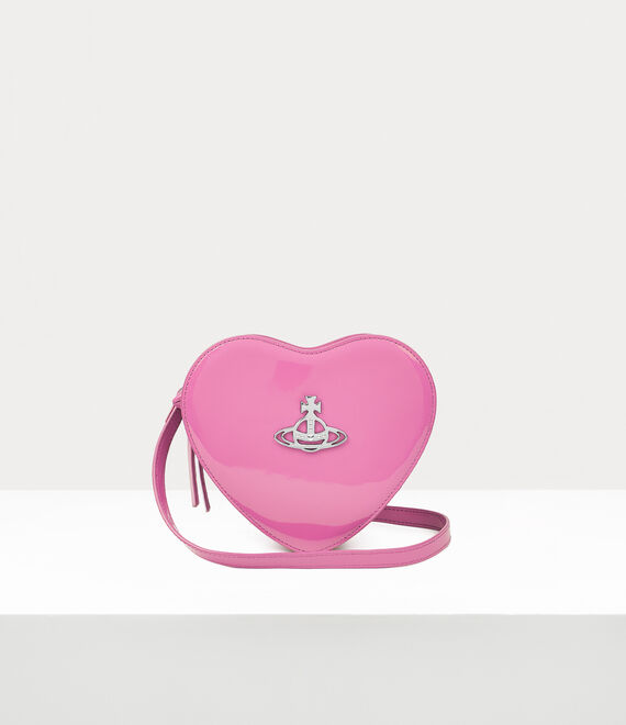 Vivienne Westwood Louise Heart Crossbody Bag in pink